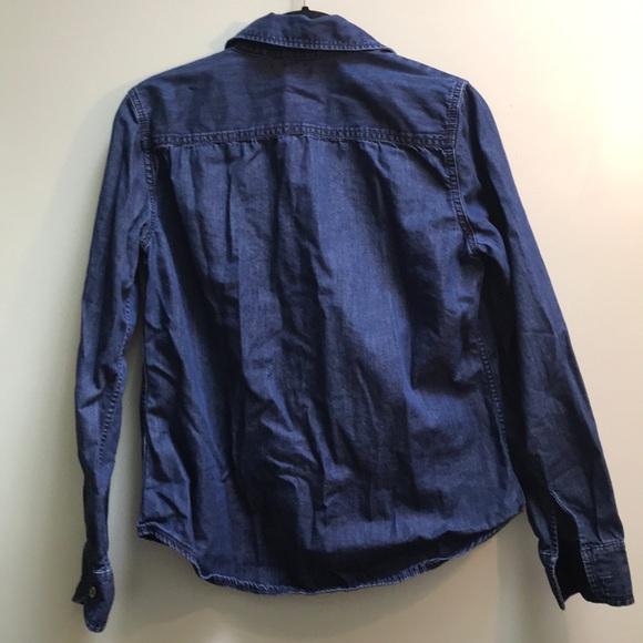 |Banana Republic| Button Down Denim Shirt Sz Small - Picture 2 of 4